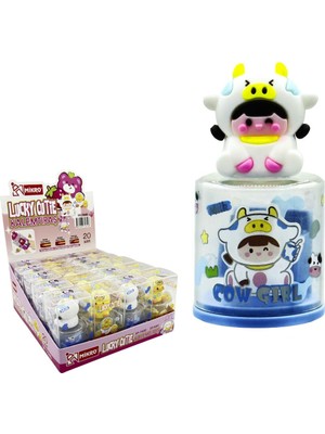 Mbb E-Ticaret Mikro SP-7440 Figürlü Pvc Kalemtraş Lucky Cutie 20'li