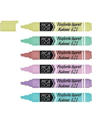 Mbb E-Ticaret Picador 421 Fosforlu Kalem-(***1 Adet***)