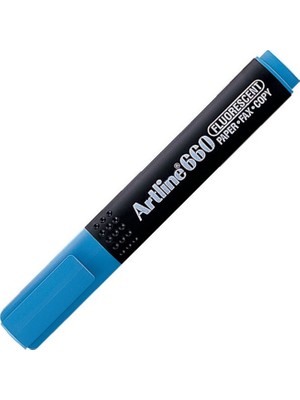 Mbb E-Ticaret Artlıne 660 Fosforlu Kalem A.mavi A-EK-660-(***3 Adet***)