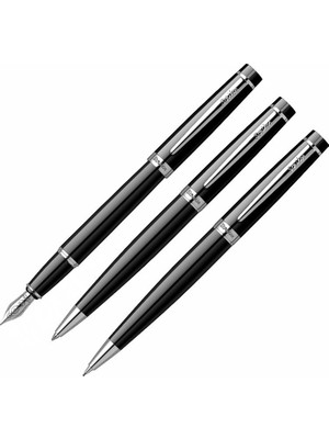Mbb E-Ticaret Scrikss 38 Siyah Krom Klips 3 Lü Set D.k+T.k+V.k