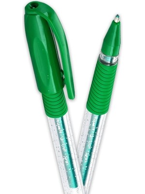 Mbb E-Ticaret Pensan Glıtter Gel Yeşil Kalem Simli 2280-(***12 Adet***)