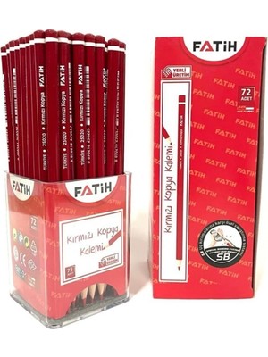 Mbb E-Ticaret Fatih Kırmızı Kopya Kalemi 72 Li FA25020CLKI72