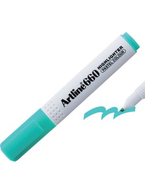 Mbb E-Ticaret Artlıne 660 Fosforlu Kalem Pastel Yeşil A-EK-660-(***1 Adet***)