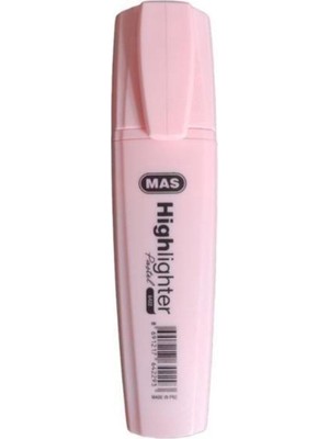 Mbb E-Ticaret Mas 6422 Pastel Pembe Fosforlu Kalem-(***9 Adet***)