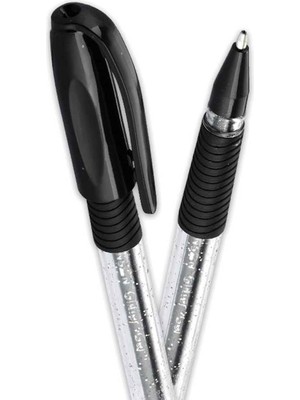 Mbb E-Ticaret Pensan Glıtter Gel Siyah Kalem Simli 2280-(***9 Adet***)