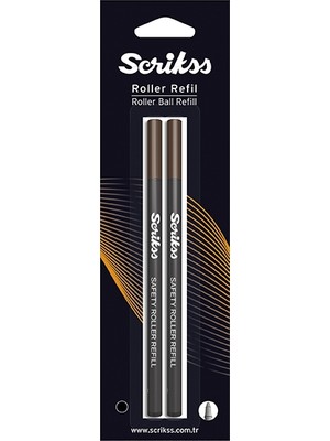 Mbb E-Ticaret Scrikss Siyah Roller Kalem Yedeği 2 Li Blister Src 888