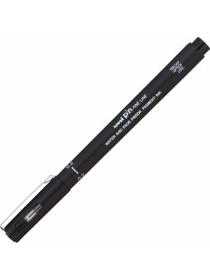 Mbb E-Ticaret Uni-Ball PIN02-200 Fınelıne Siyah Çizim Kalemi-(***3 Adet***)
