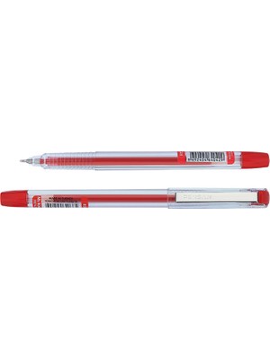 Mbb E-Ticaret Pensan 6405 My-Kıng Gel Kırmızı Kalem Metal Klips-(***12 Adet***)