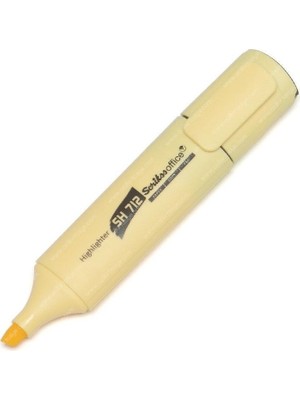 Mbb E-Ticaret Scrikss Sh 712 Pastel Sarı Fosforlu Kalem-(***12 Adet***)