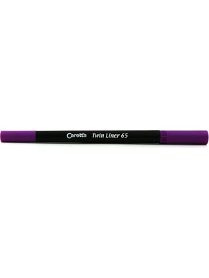 Mbb E-Ticaret Caretta Twinlıner 65/44 Mor Çift Uçlu Jumbo Kalem-(***9 Adet***)