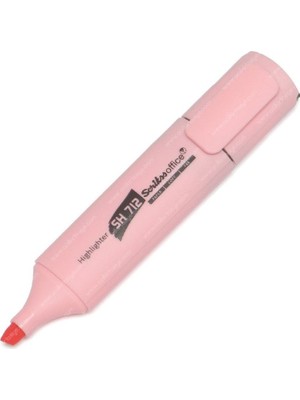 Mbb E-Ticaret Scrikss Sh 712 Pastel Pembe Fosforlu Kalem-(***6 Adet***)