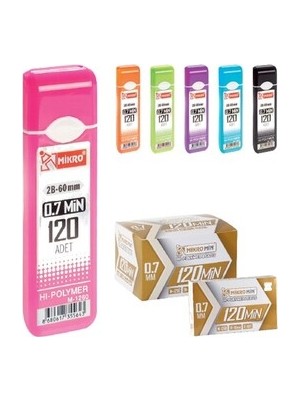 Mbb E-Ticaret Mikro M-1260  Min 120'Lİ Kalem Ucu 0.7mm 12'li *90