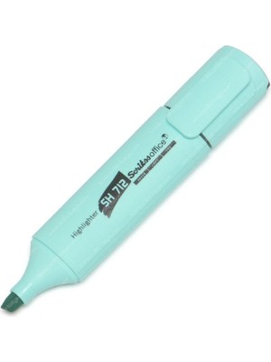 Mbb E-Ticaret Scrikss Sh 712 Pastel Turkuaz Fosforlu Kalem-(***9 Adet***)