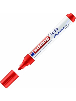 Mbb E-Ticaret Edding 4500 T-Shırt Kalemi Kırmızı E-4500-002