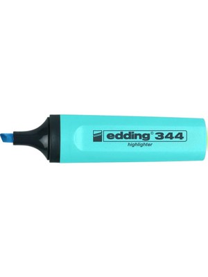Mbb E-Ticaret Edding 344 Mavi Fosforlu Kalem-(***12 Adet***)