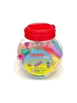 Mbb E-Ticaret Rubenıs 1911 Mini Fosforlu Kalem Pastel 5 Renk-(***12 Adet***)