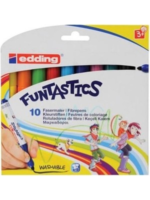 Mbb E-Ticaret Edding Funtastıcs Keçe Uçlu Kalem Kalın 10LU Set ED14K1099