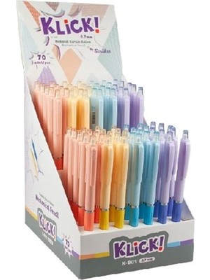Mbb E-Ticaret Scrikss K-801 Klıck 0.7 Versatil Kalem-(***12 Adet***)