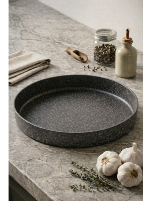 altabi Granit Fırın Tepsisi 32 cm Mükemmel Yapışmaz Yüzey