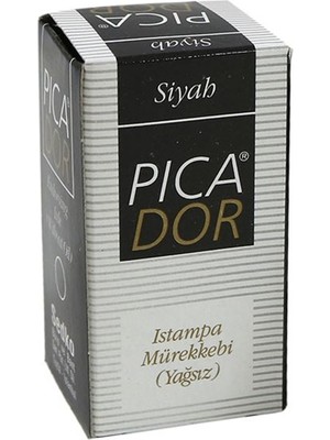 Mbb E-Ticaret Picador Istampa Mürekkebi Siyah 30CC Ke 001-(***12 Adet***)