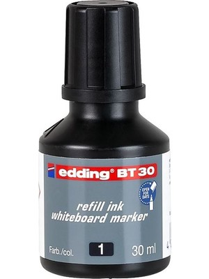 Mbb E-Ticaret Edding BT30 Siyah Tahta Kalemi Mürekkebi 30 ml