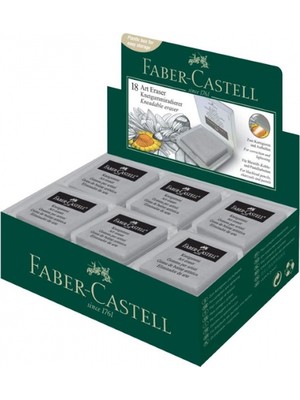 Mbb E-Ticaret Faber Hamur Silgi Gri Pls Tekli Kutulu 18 Li 5130127220
