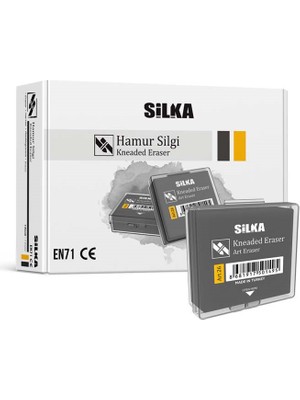 Mbb E-Ticaret Silka Gri Hamur Silgi 12 Li Art.26