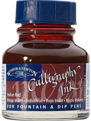 Mbb E-Ticaret Wınsor&newton Kaligrafi Mürekkebi 30 Ml. Indıan Red 317 1111317