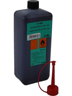 Mbb E-Ticaret Norıs 196 Pp/pe 1 Lt.kırmızı Kaygan Zemın Mürekkebi
