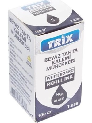 Mbb E-Ticaret Trix T-838 Siyah Tahta Kalem Mürekkebi 100 cc