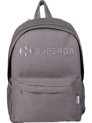 Mbb E-Ticaret Me 24222 Superga Grey Lınen Sırt Çantası