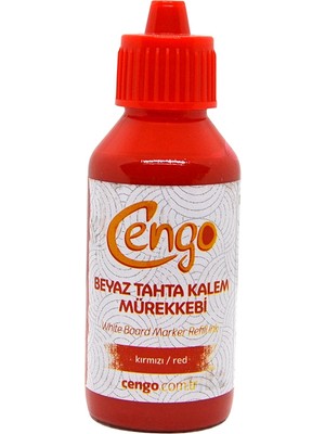 Mbb E-Ticaret Cengo Tahta Kalem Mürekkebi Kırmızı 100 Ml-(***1 Adet***)