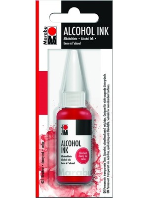 Mbb E-Ticaret Marabu Alkol Bazlı Mürekkep 20 Ml. Cherry Red MA-12160059031