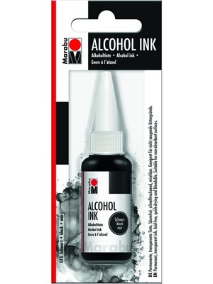 Mbb E-Ticaret Marabu Alkol Bazlı Mürekkep 20 Ml. Black MA-12160059073