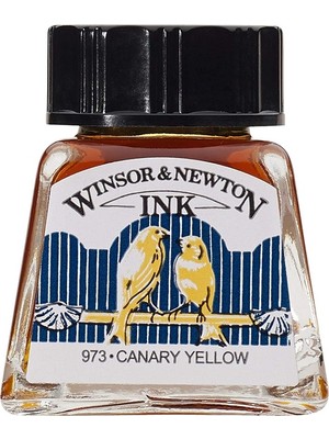 Mbb E-Ticaret Wınsor&newton Çizim Mürekkebi 14 Ml. Canary Yellow 123 1005123