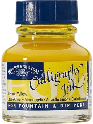 Mbb E-Ticaret Wınsor&newton Kaligrafi Mürekkebi 30 Ml. Lemon Yellow 345 1111345