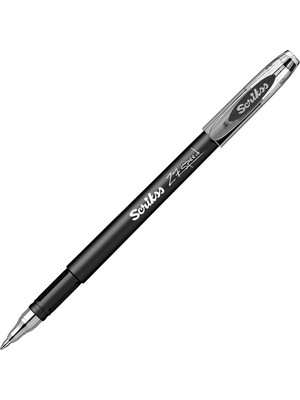 Mbb E-Ticaret Scrikss Z7 Speed Siyah Jel Tükenmez Kalem 07-(***6 Adet***)