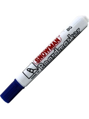 Mbb E-Ticaret Snowman Mavi Tahta Kalemi Doldurulabilir BG-12M-(***12 Adet***)