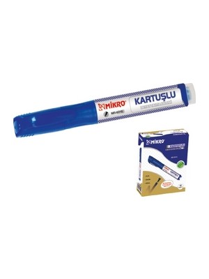 Mbb E-Ticaret Mikro MR-6019 Kartuşlu Tahta Kalemi  Mavi 12Lİ*96 >