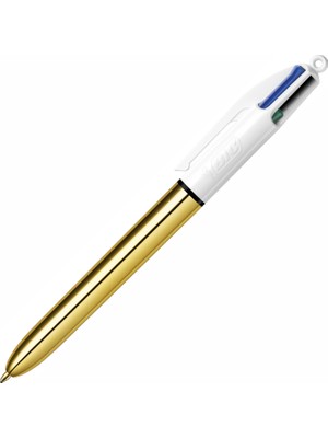 Mbb E-Ticaret Bic 4 Renk Fonksiyonlu Altın Gövde Tükenmez Kalem 982878