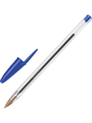 Mbb E-Ticaret Bic Crıstal 1.0 mm Mavi Tükenmez Kalem 847898-(***9 Adet***)