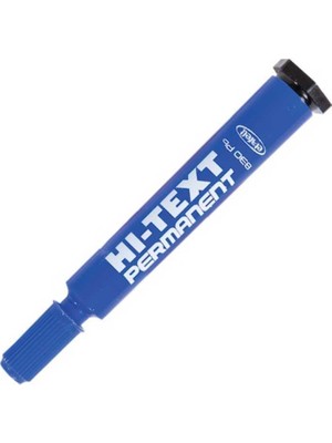 Mbb E-Ticaret Hı-Text 830 Pb Mavi Yuvarlak Uç Koli Kalemi-(***9 Adet***)
