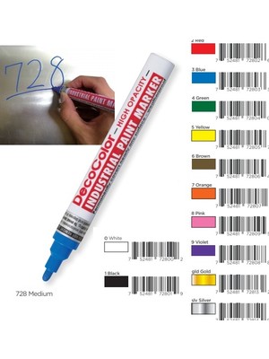 Mbb E-Ticaret Marvy Decocolor 728 Kahverengi Paınt Marker