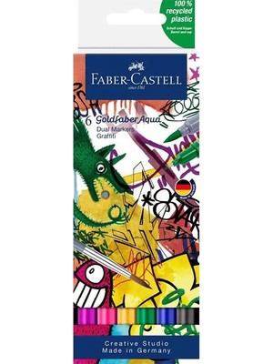 Mbb E-Ticaret Faber Aqua Çift Uçlu Markör Kalem 6 Lı Manzara 881645210