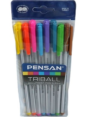 Mbb E-Ticaret Pensan 1003 Trıball 8 Renk Tükenmez Kalem