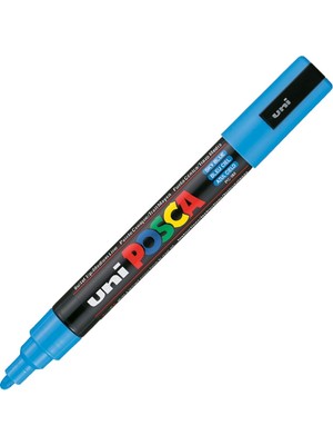 Mbb E-Ticaret Uni-Ball Pc-5m-Posca Su Bazlı Marker Gök Mavi 1.8