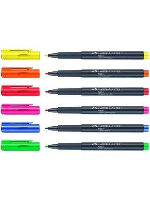 Mbb E-Ticaret Faber Metalik Marker Neon Renk 6 Lı 401608060