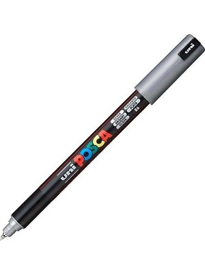 Mbb E-Ticaret Uni-Ball Pc-1mr Posca Su Bazlı Marker Gümüş 0.7
