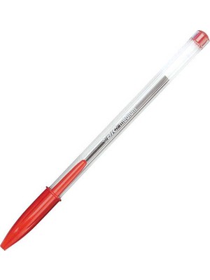 Mbb E-Ticaret Bic Crıstal 1.0 mm Kırmızı Tükenmez Kalem 847899-(***1 Adet***)