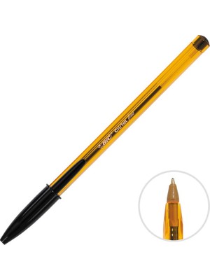 Mbb E-Ticaret Bic Crıstal 0.8 mm Siyah Tükenmez Kalem 872731-(***9 Adet***)